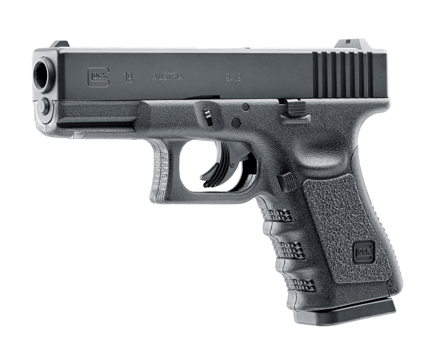 Пистолет пневматический Glock 19, к.4,5мм