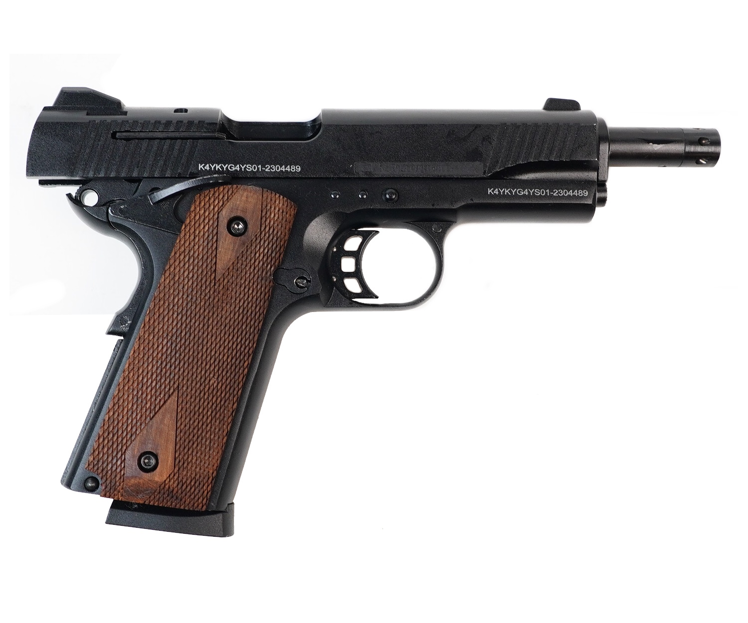Пистолет сигнальный K1911 CIassic, к.5,5мм (патр.10ТК, черн.)