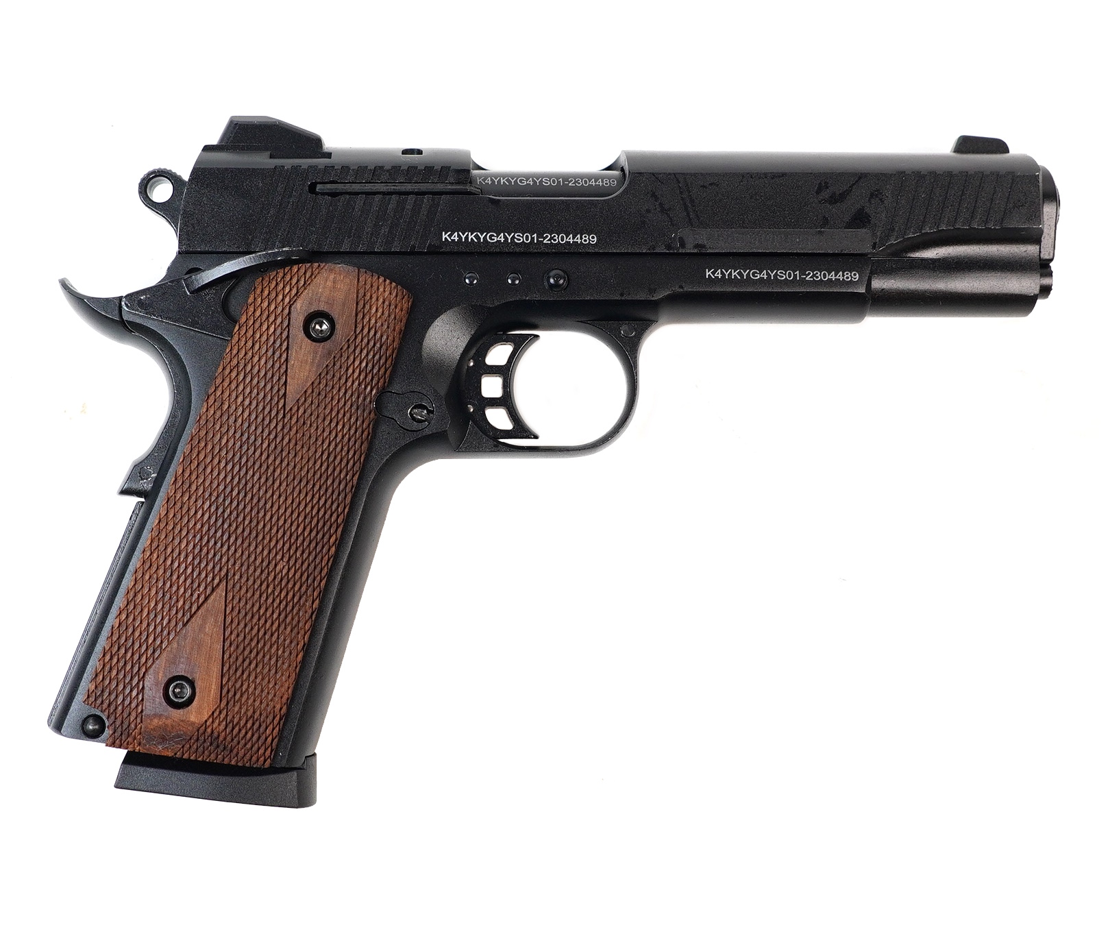 Пистолет сигнальный K1911 CIassic, к.5,5мм (патр.10ТК, черн.)